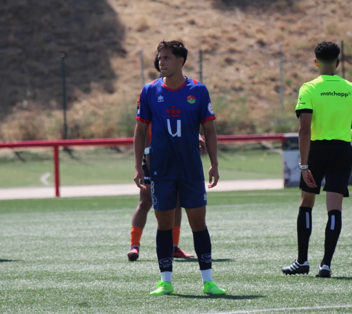 Julian Sanchez playing competitive soccer in Spain